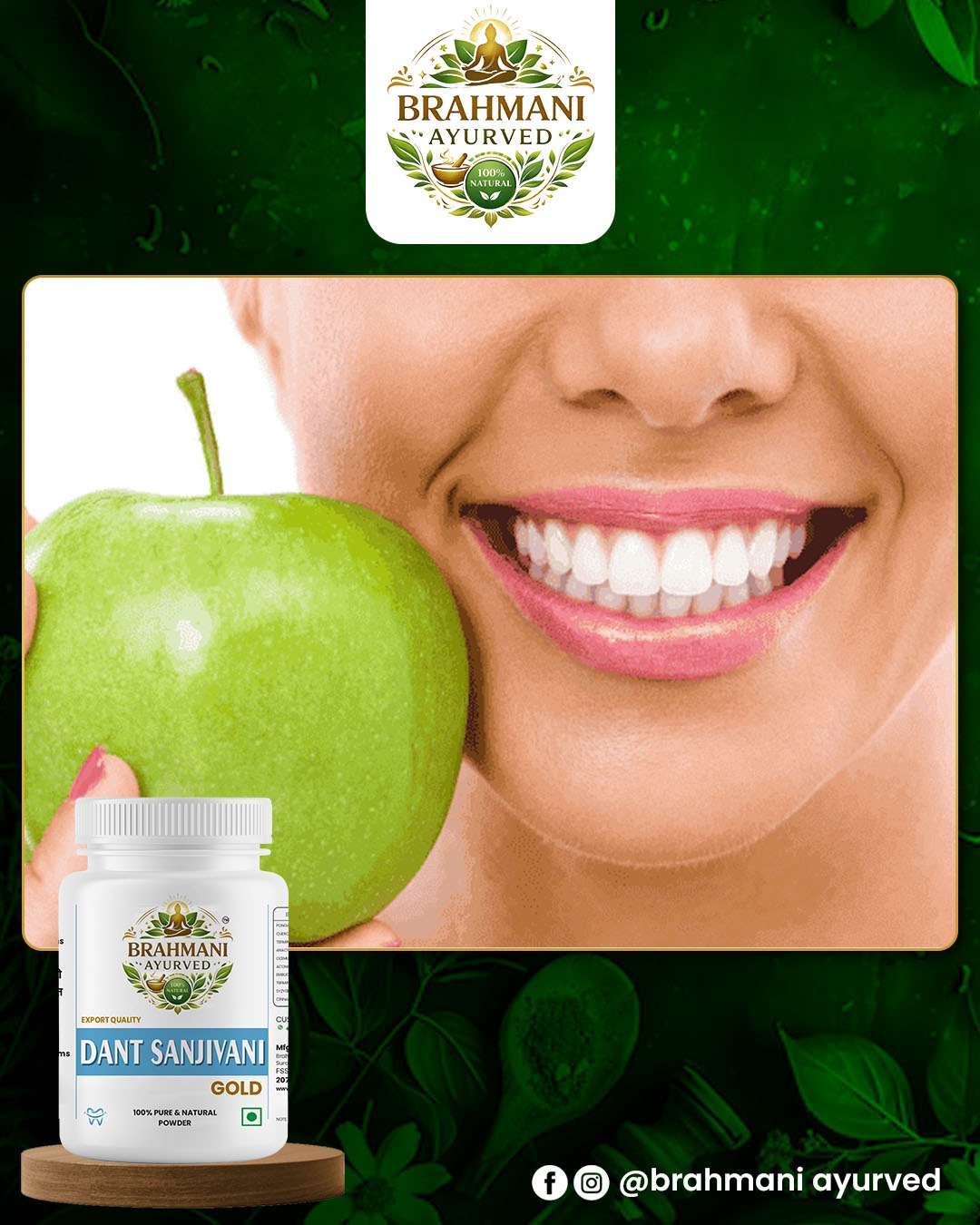 Dant Sanjivani Gold Powder 100Gm